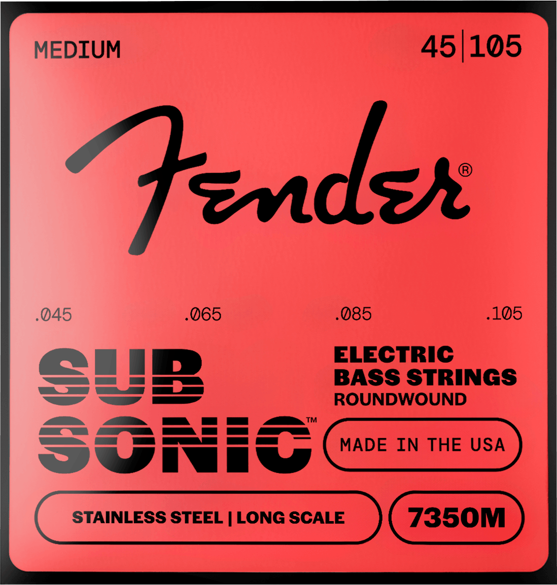 SubSonic™ 7350 Stainless Steel Bass Strings