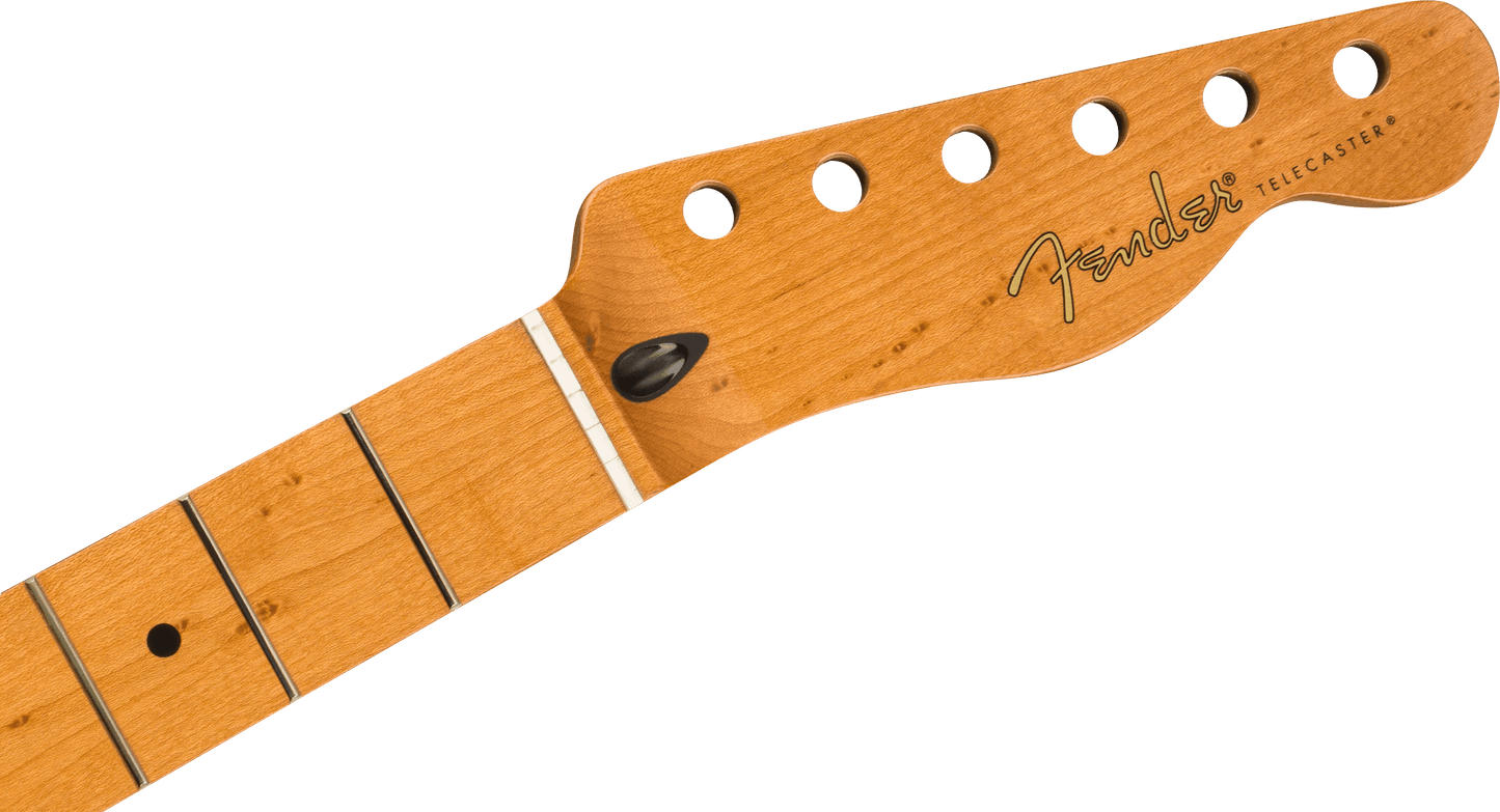 Roasted Maple Telecaster® Neck, 21 Narrow Tall Frets, 9.5", Maple, C Shape