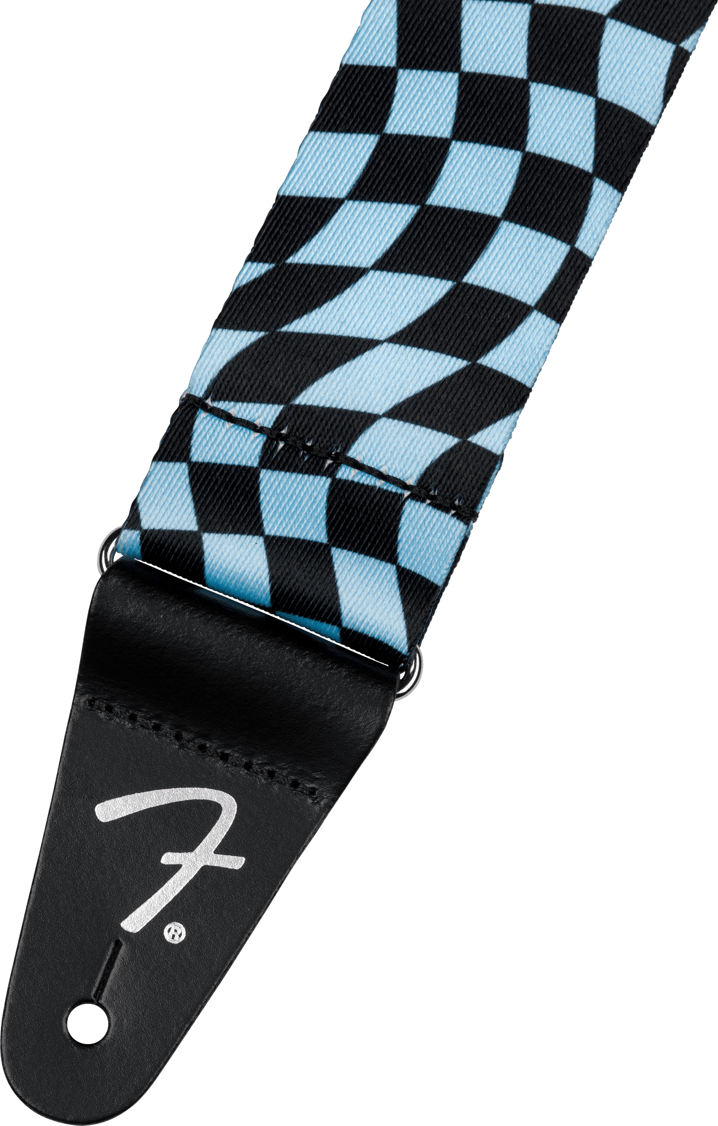 Wavy Checkerboard Polyester Strap