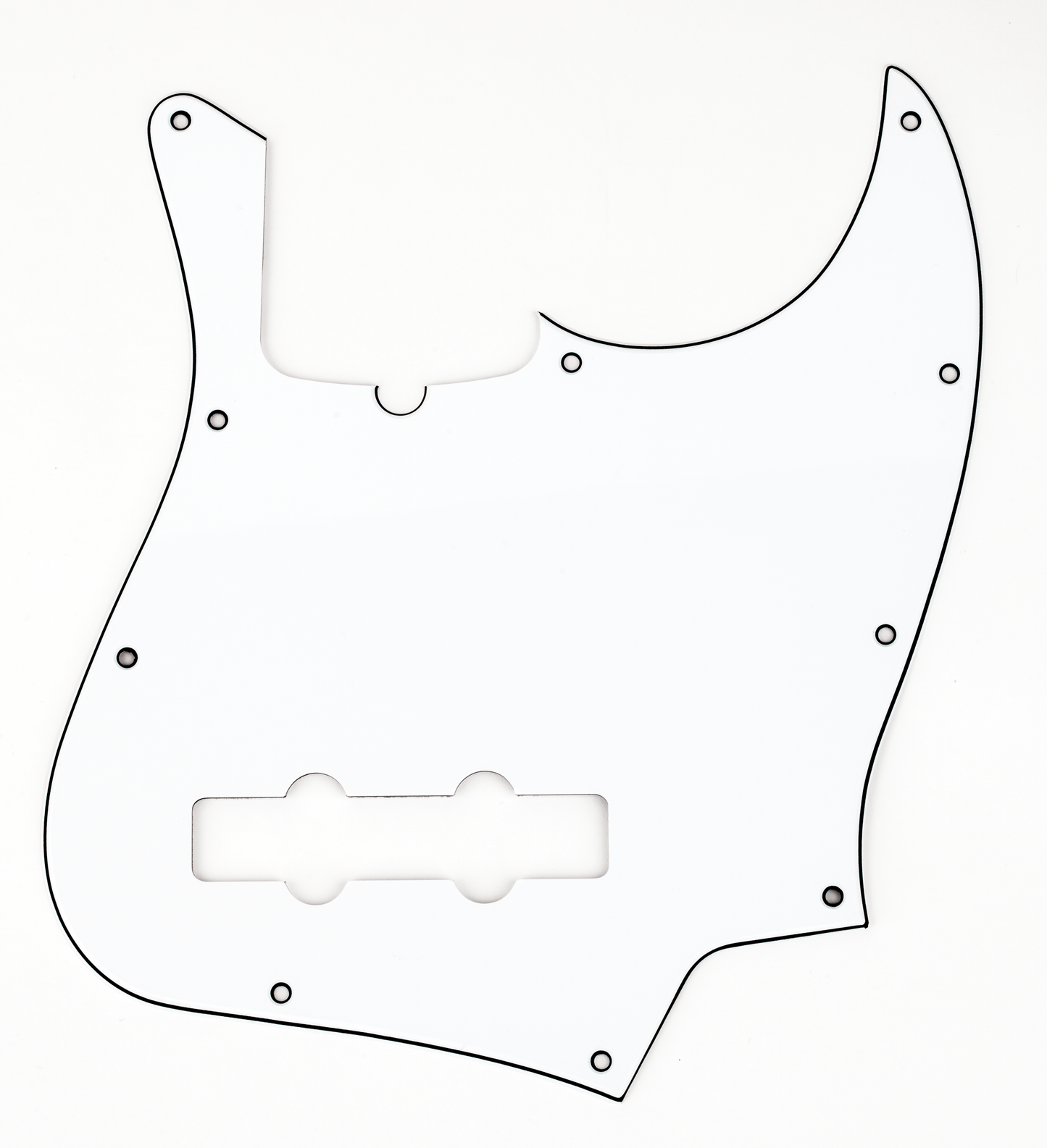 10-Hole Contemporary Jazz Bass Pickguards
