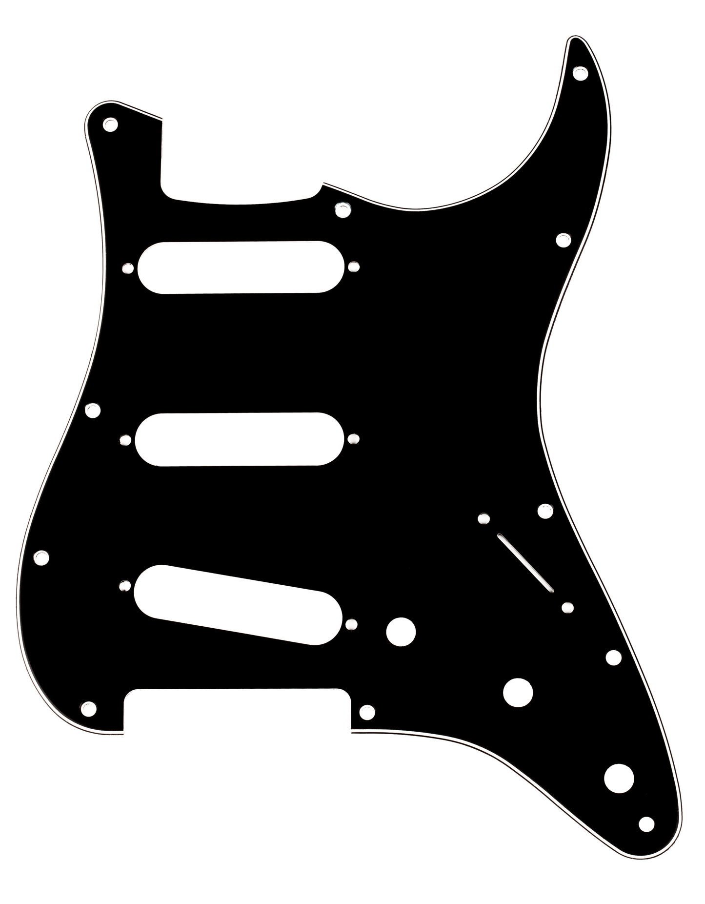 11-Hole Modern-Style Stratocaster S/S/S Pickguards