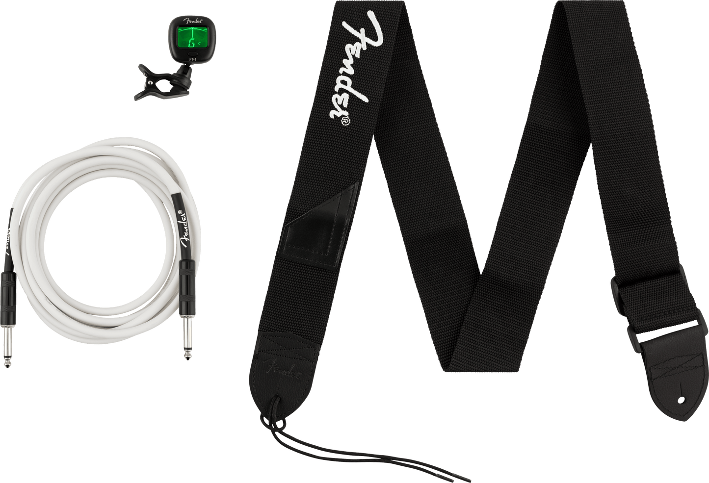 Accessory Essentials Pack - Cable, Clip-On Tuner, Strap