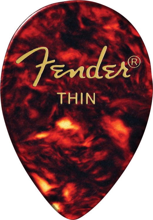 Classic Celluloid Picks, 358 Shape - 12 Pack