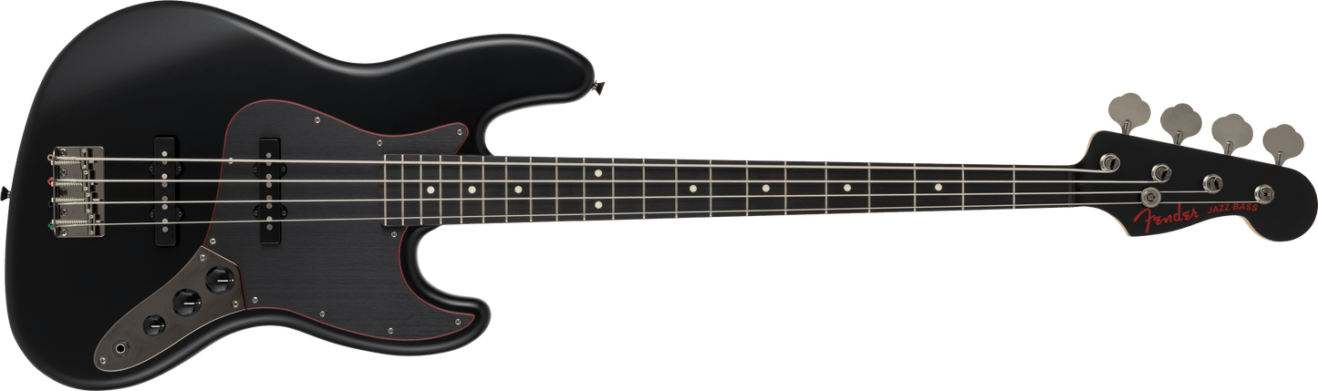 Made in Japan Limited Hybrid II Jazz Bass®, Noir