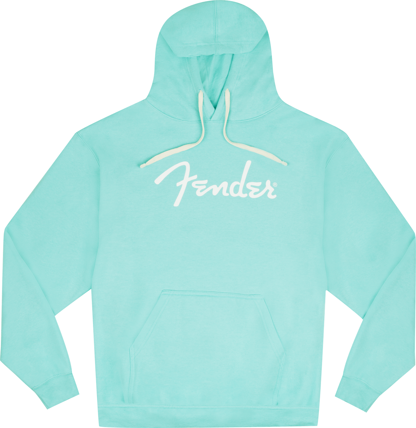Fender® Spaghetti Logo Hoodie, Daphne Blue
