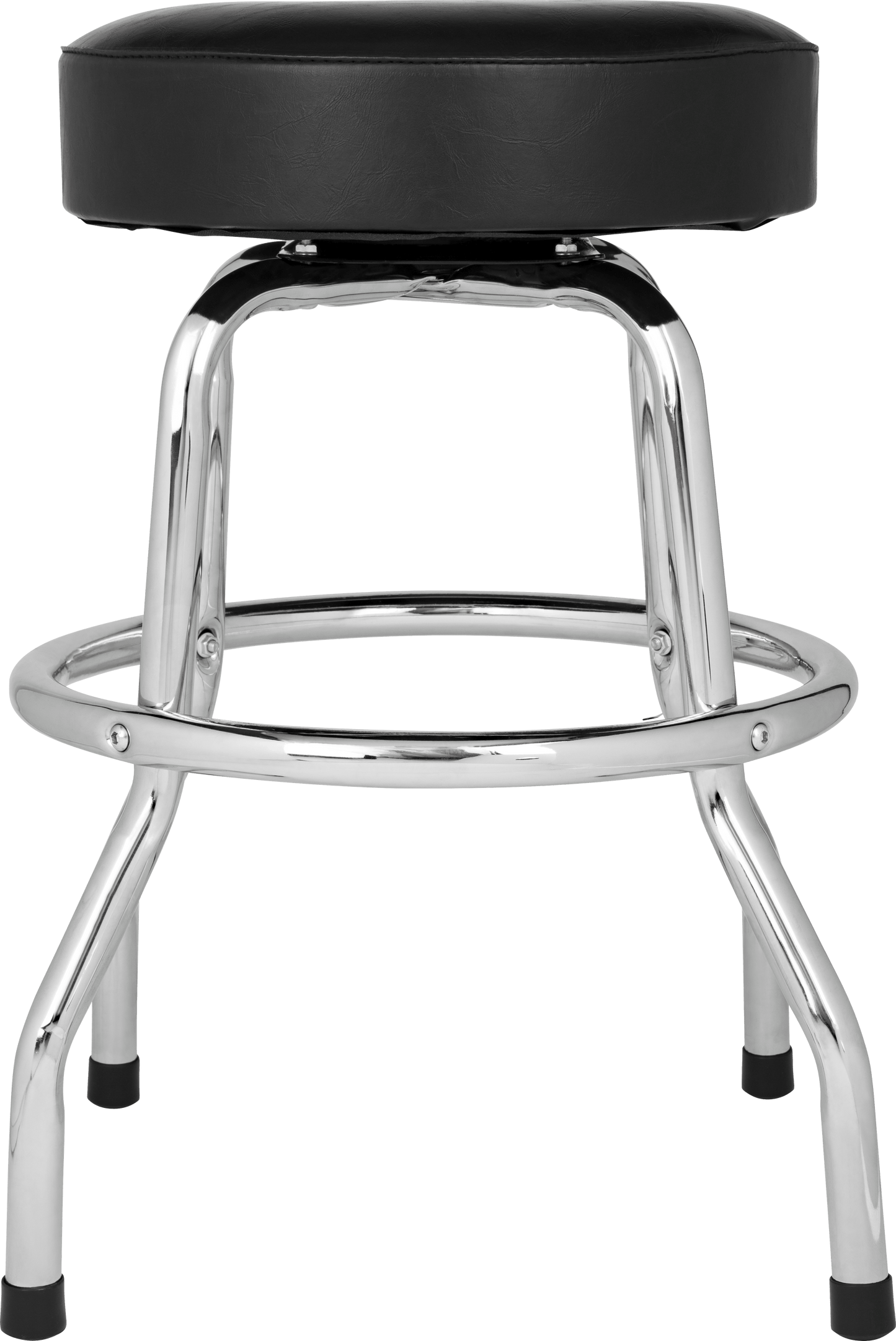 Fender® Custom Shop Chevron Logo Barstool, Black/Chrome