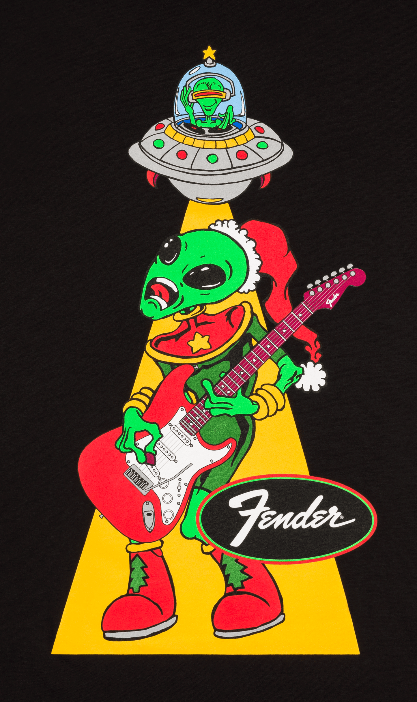 Fender® Ugly Christmas T-Shirt, Alien
